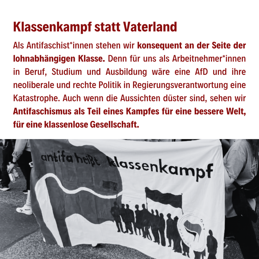 Klassenkampf statt Vaterland